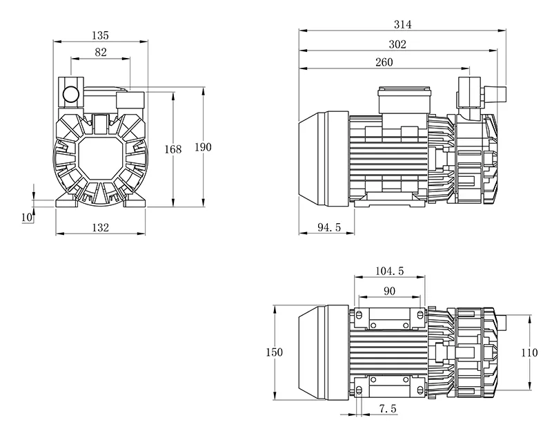 Mini Vd8 Vacuum Pump