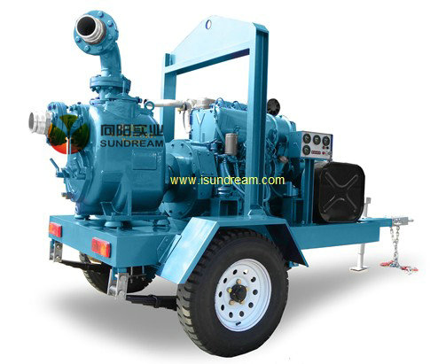 Diesel Engine and Electric Self Priming Centrifugal Sewage Water Pump