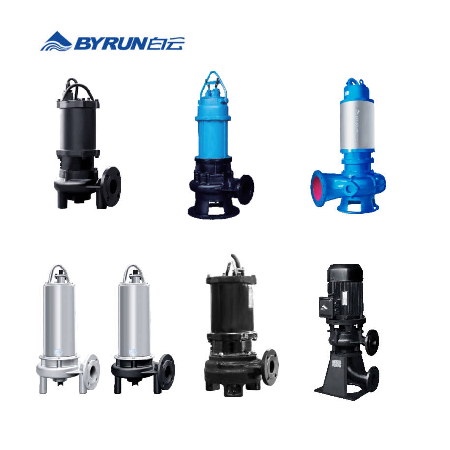 Industrial Electric High Pressure Serialized Submersible Sewage Pump for Rainwater