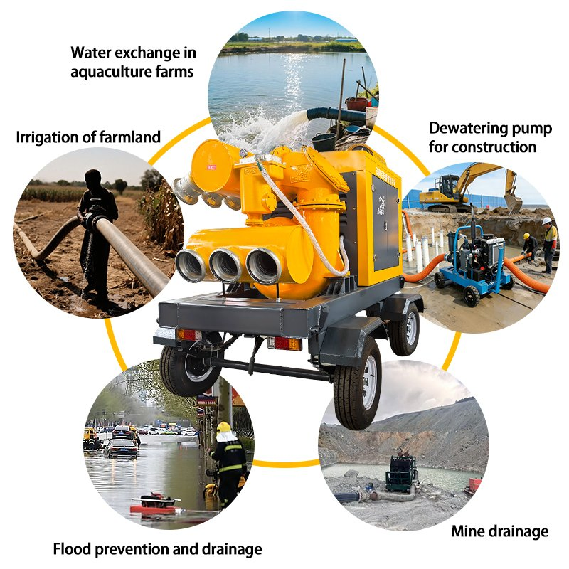 1500-3000m³/H Large Flow High Pressure Centrifugal Water Pump Sewage Transfer Pump