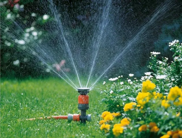 Washing and sprinkling