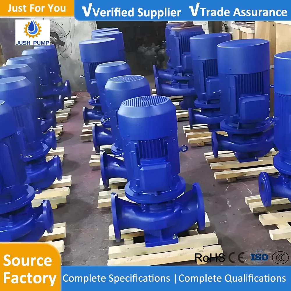 China Electric Irrigation Centrifugal Pump Vertical Pipeline Pump Irg Series Industrial Water Pump