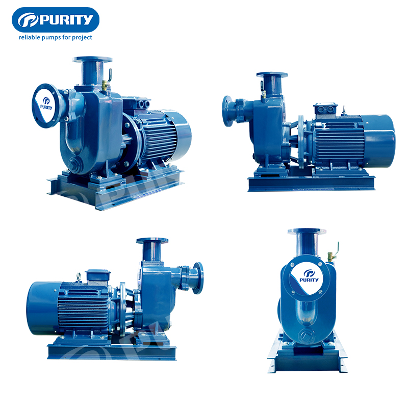 18.5kw 6 Inch Non Clogging Self Priming Electric Industrial Sewage Water Pump