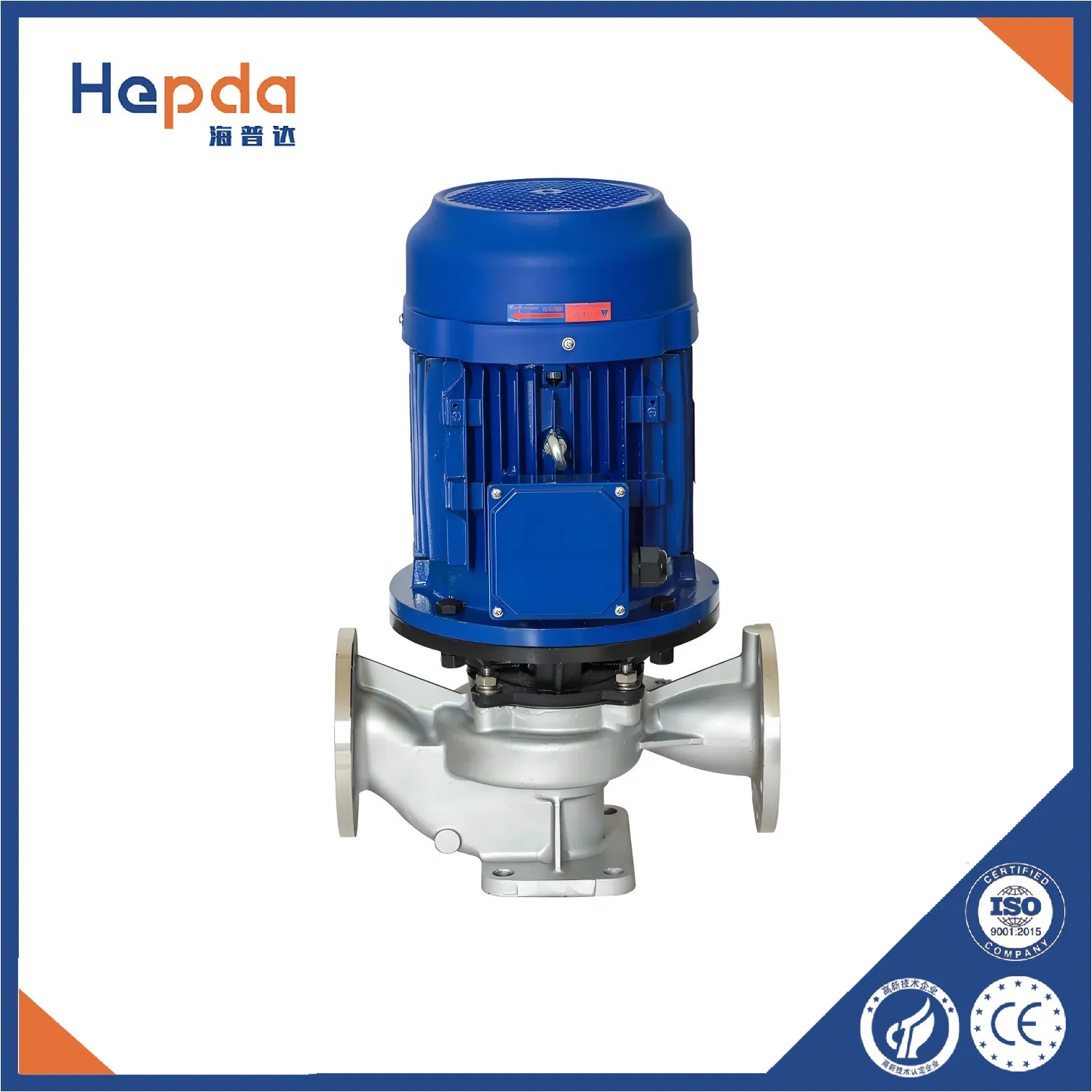 Corrosion-Resistant/Chemical Industry/Acid-Base Liquid Transportation Stainless Steel Vertical/Horizontal Single-Stage Pipeline Centrifugal Pump