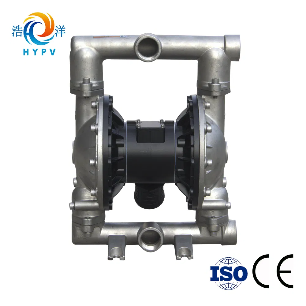 Non-Clogging 2 " Slurry Sewage Stainless Mud Double Diaphragm Pump Manufacturers