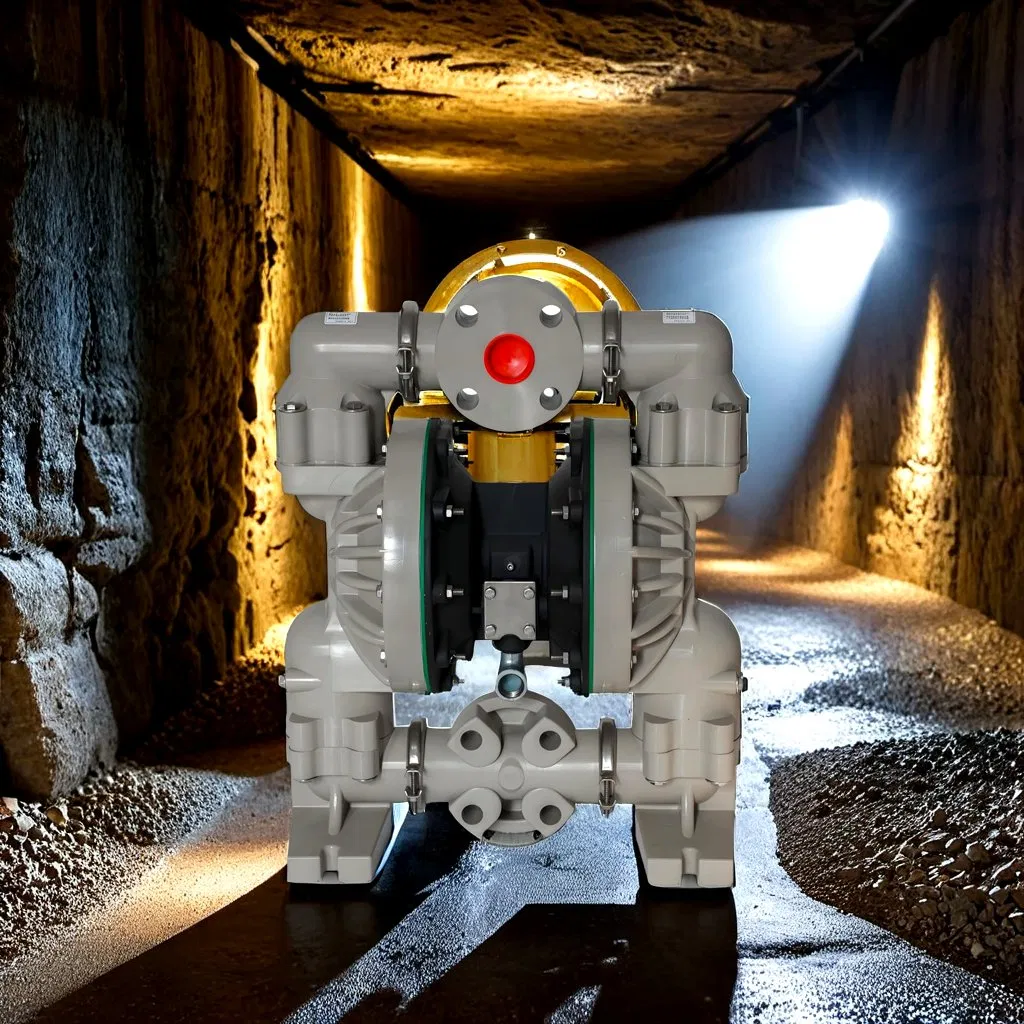 Ore Slurry Transfer Ore Slurry Preparation Ore Slurry Recovery Self-Priming, Can Run Dry Without Damage Polymer Plastic Pneumatic Diaphragm Pump
