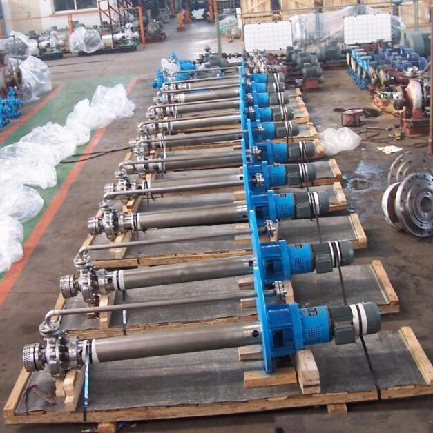 API610 Petrochemical Industrial Centrifgal Vertical Long Shaft Semi Submersible Turbine Oil Chemical Liquid Transfer Submerged Sump Pump Sulphuric Acid Pump