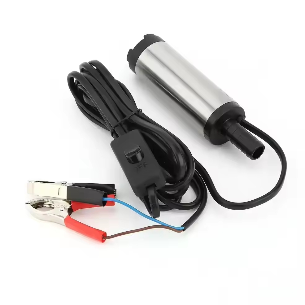 12V/24V 38mm Electric Pump Fuel Pump Submersible Pump Oil Pump Pumping Machine 12L/Min Water Oil Fuel Transfer Pump