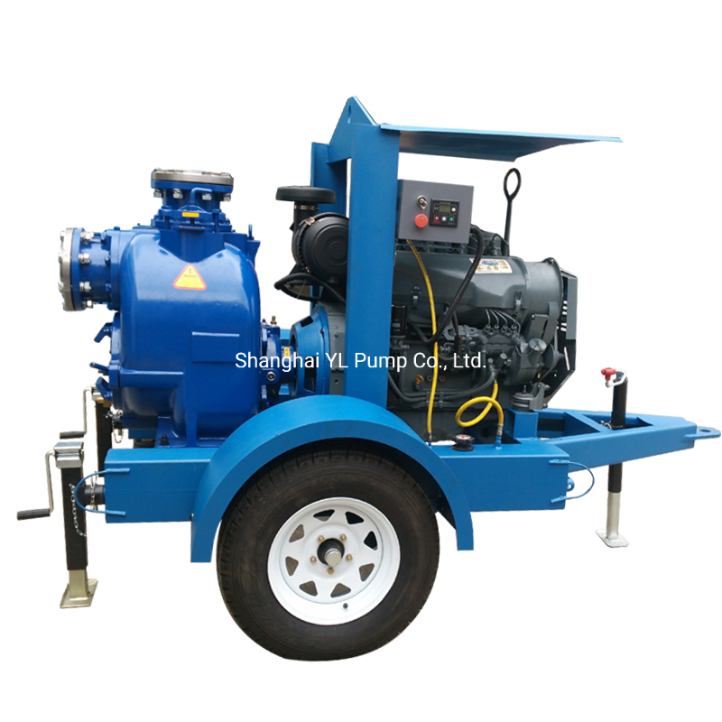3 Inch Diesel Engine Self Priming Sewage Trash Dirty Water Centrifugal Pump