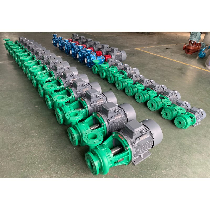 High Efficiency Industrial Centrifugal Chemical Process Pump Fp Reinforced Polypropylene Corrosion Resistant Centrifugal Pump