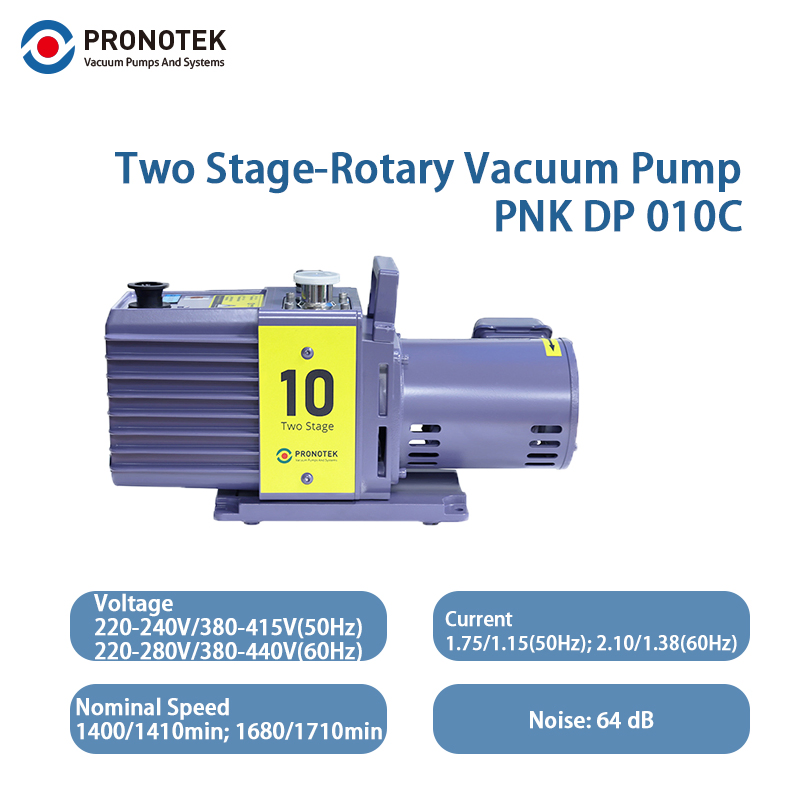 10/16/30/40/60/90m³/H High-Quality Low-Maintenance Industrial Oil-Lubricated Two-Stage Rotary Vane Vacuum Pump