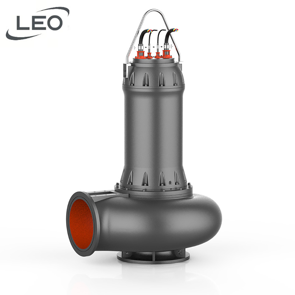 Leo Non-Clogging Industrial Electric Vertical Submersible Sewage Water Pump for Wastewater Drainage