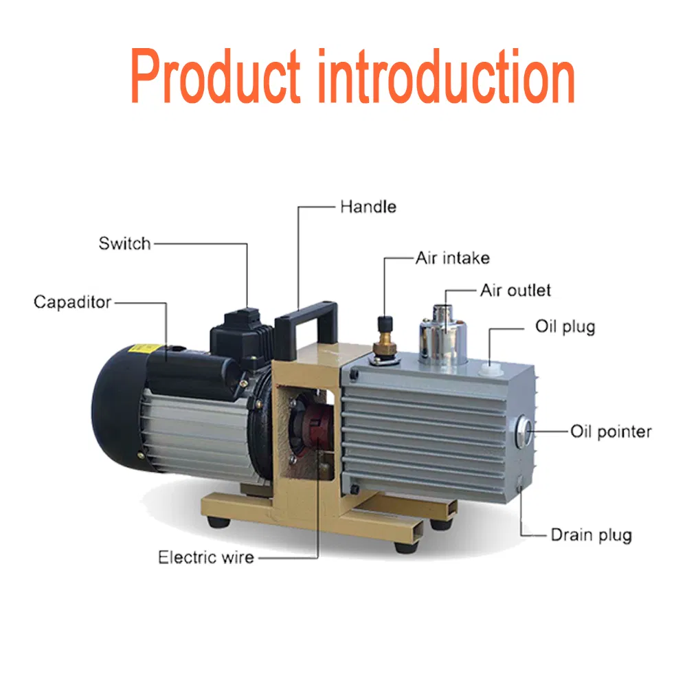 High-Efficiency Mini Rotary Vane Vacuum Pump for Various Applications