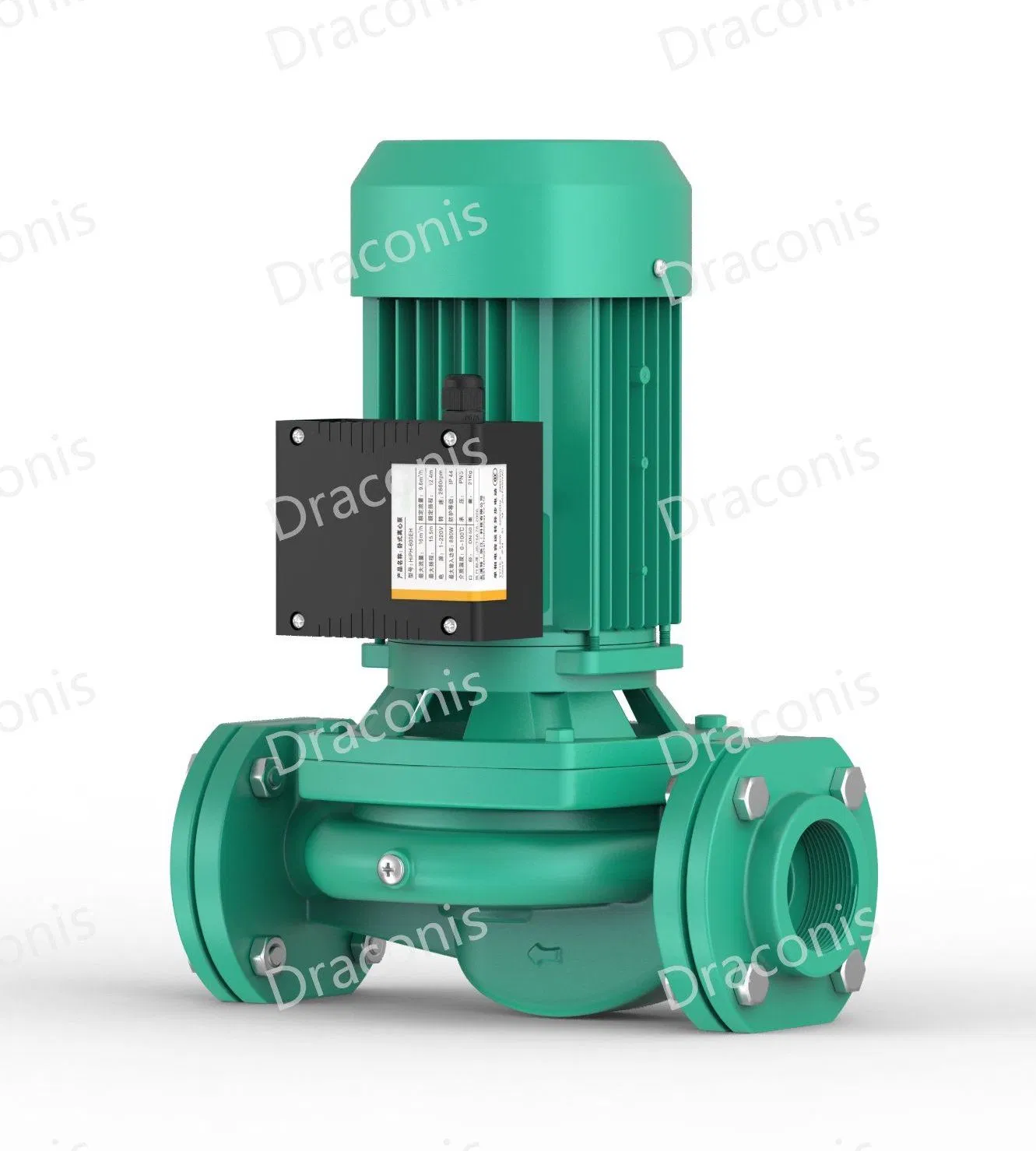 Hiph3 Series Small Electric Pipeline Centrifugal Pump for Hot Water Circulation, Industrial Water Circulation