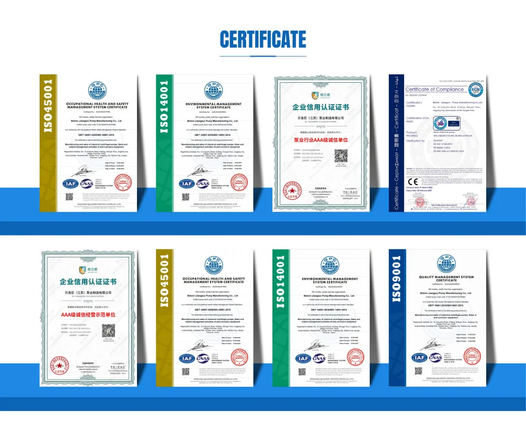Certification