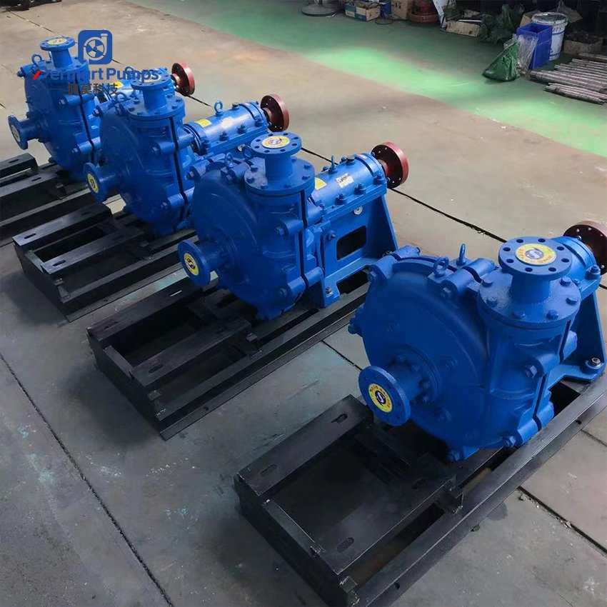 High Pressure 4 Inch Gravel Slag Water Coal Wash Cantilevered Centrifugal Single-Suction Heavy Duty Slurry Pump