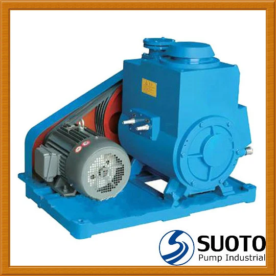 Double Stage 2X-4, 2X-8, 2X-15, 2X-30, 2X-70 Sliding Vane Rotary Vacuum Pump