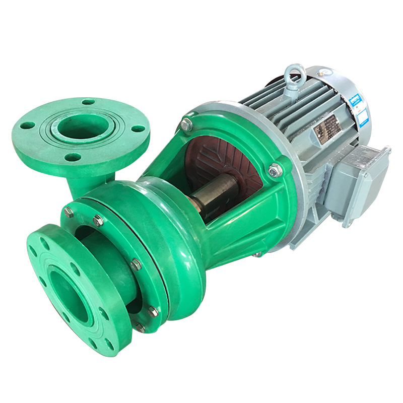 High Efficiency Industrial Centrifugal Chemical Process Pump Fp Reinforced Polypropylene Corrosion Resistant Centrifugal Pump