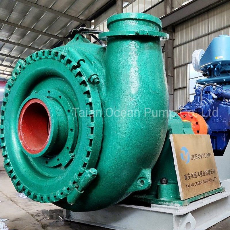 Heavy Duty Dredger Sand Suction Dredge River Dredging 6 Inch Slurry Pump Slurry Mud High Head Pump Solids Handling Diesel Engine High Head Sand Gravel Pump