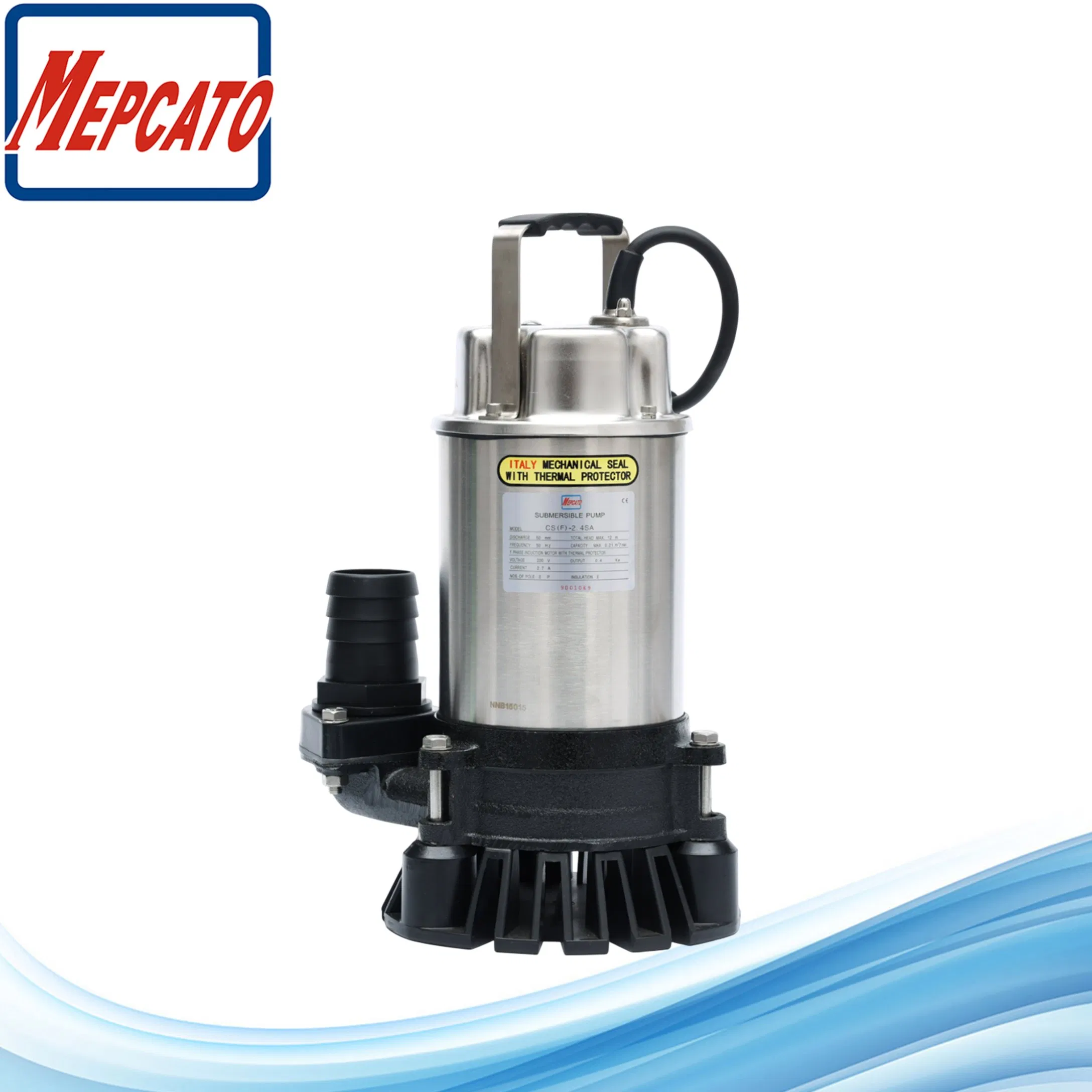 1HP Electric Industrial Construction Engineering Contracts Slurry Sewage Muddy Dirty Water Wastewater Disposal Submersible Drainage Pump Bomba Sumergible