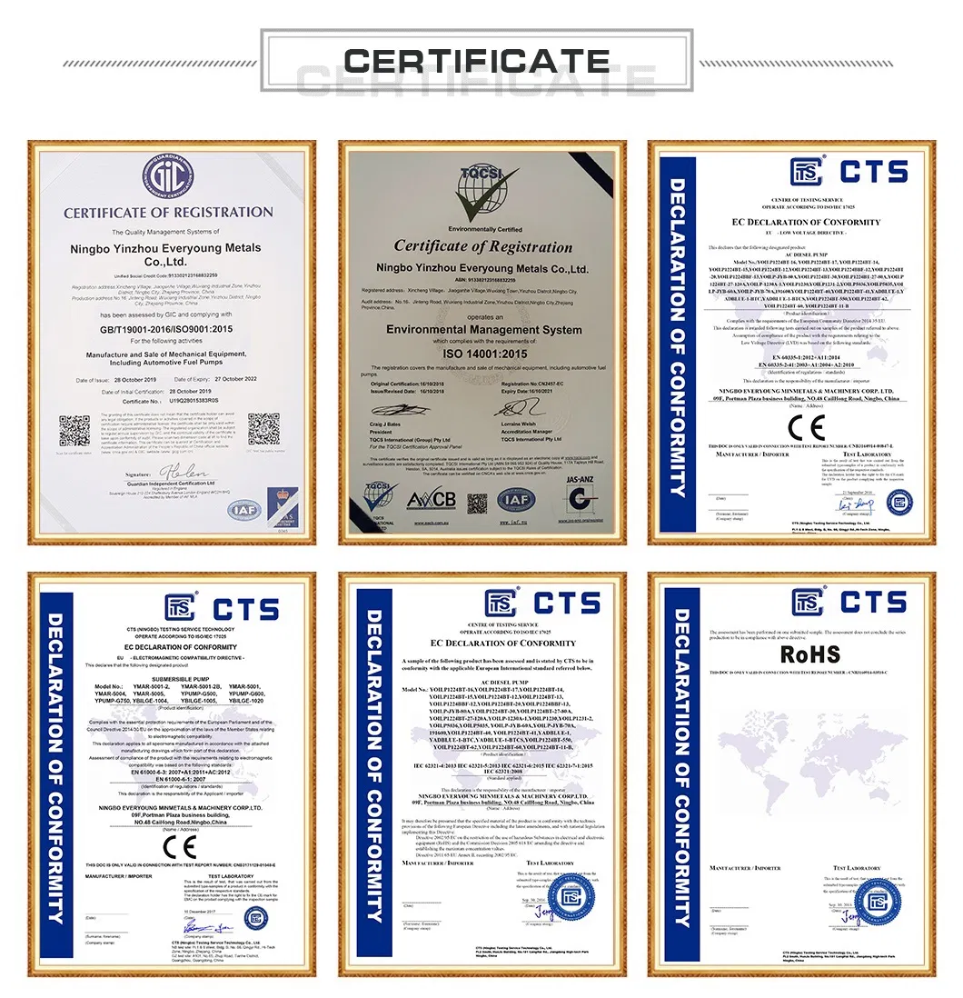 Certifications 1