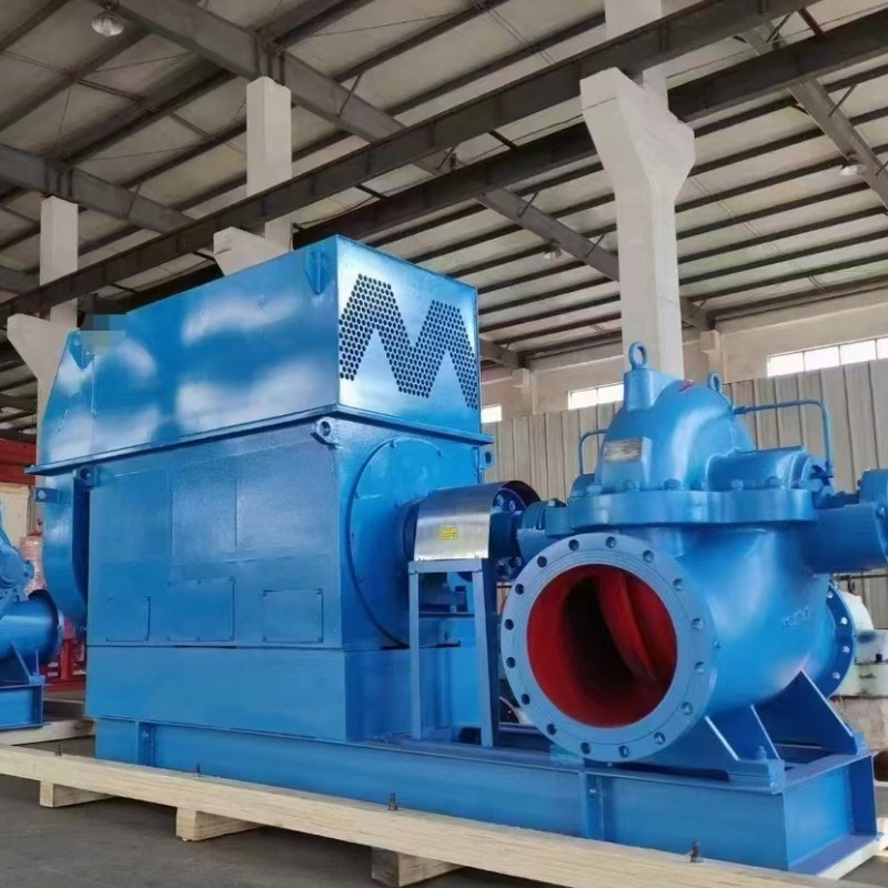 China Factory Good Quality Horizontal/Vertical Double-Suction Split-Casing Volute High Pressure Centrifugal Water Pump for Irrigation/Fire Fighting/Dam
