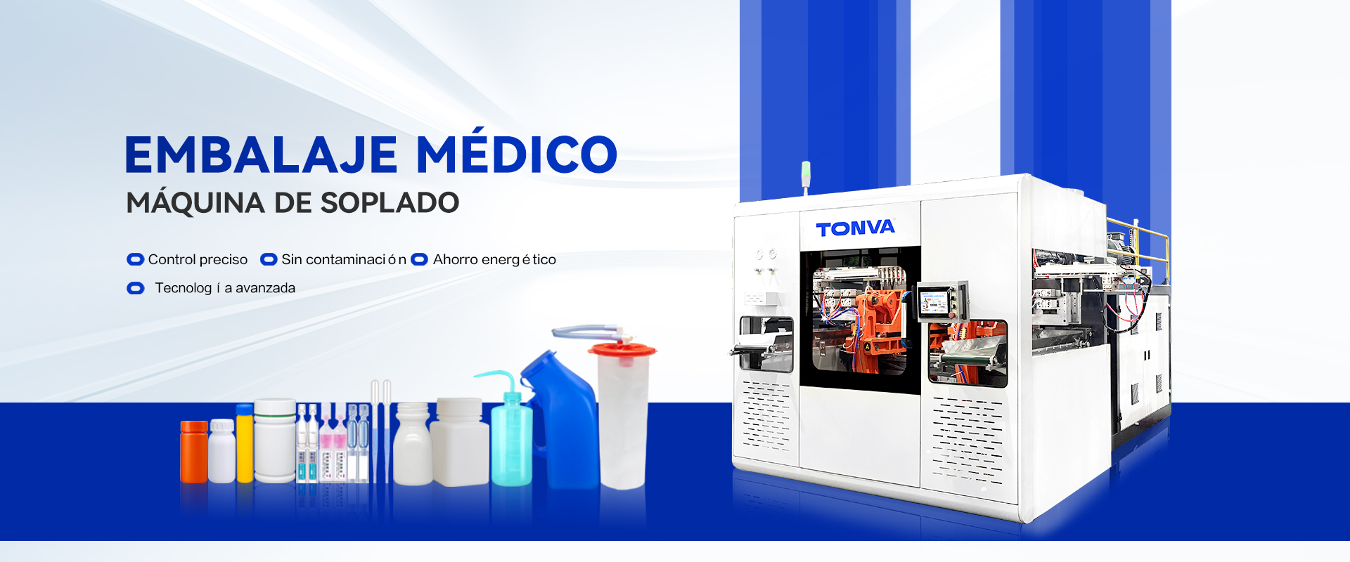 Máquina de moldeo por soplado de botellas de pesticidas y agroquímicos