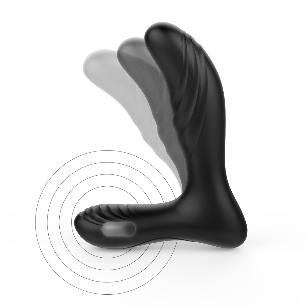 Custom TOPARC Black Silicone Prostate Massager Toys Manufacturers, Companies