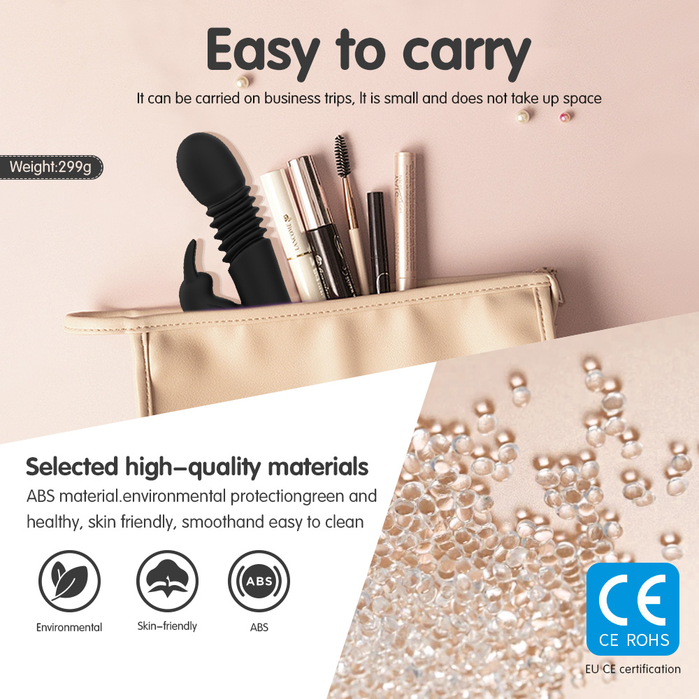 China TOPARC Black Multi-Mode Rabbit Head Vibrator Sex Toys Manufacturer, Supplier
