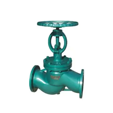 High temperature vacuum isolation globe valve