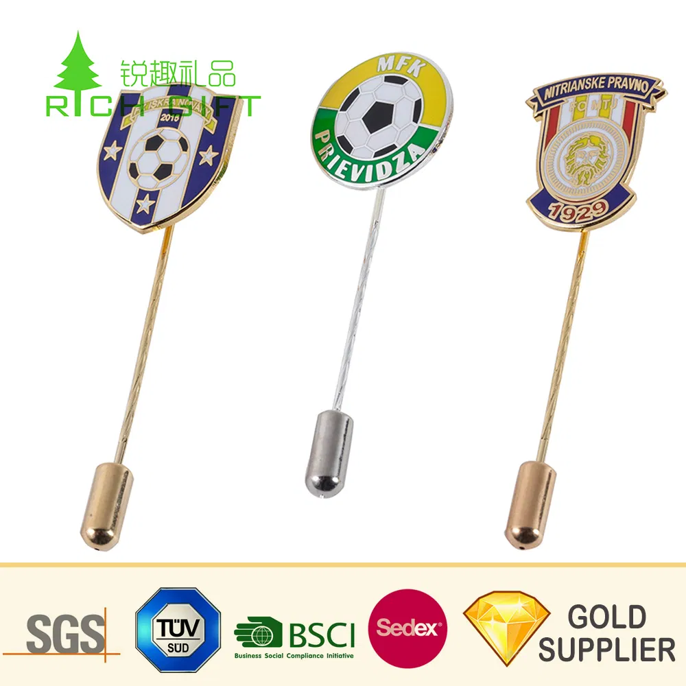 Chinese Supplier Custom Souvenir Custom Logo Metal Hard Enamel Badge Metal Bronze Nickel Coating Enamel Name Pin Badge for School