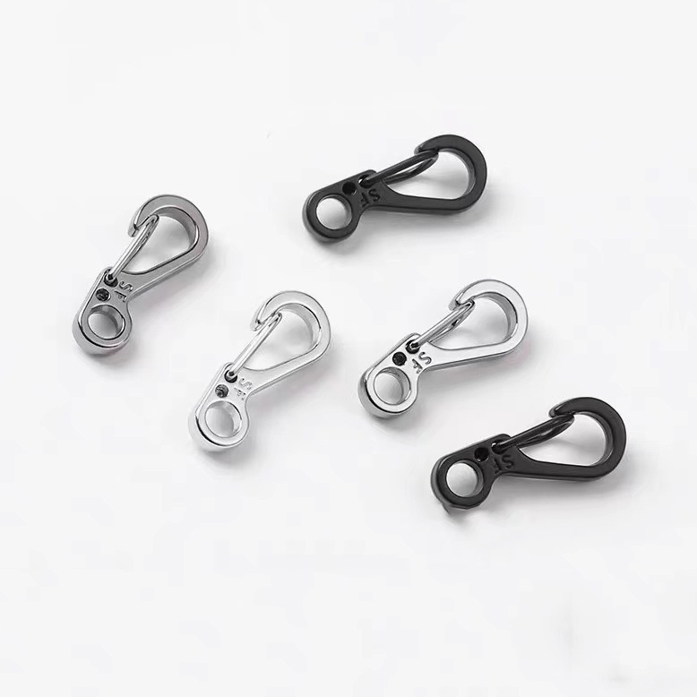 Mini Spring Clasp EDC Outdoor Zinc Alloy Hanging Clasp Keychain