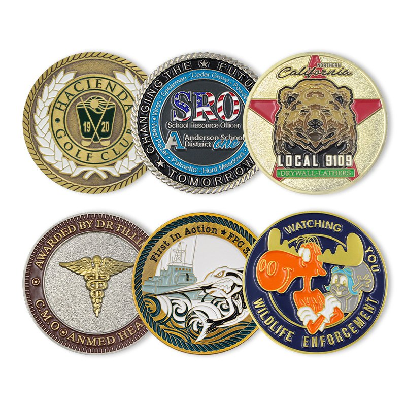Hot Sale Custom Free design Silver Commemor Coin Maker Custom Metal Hard Enamel Souvenir Blank Challenge Gold Coin