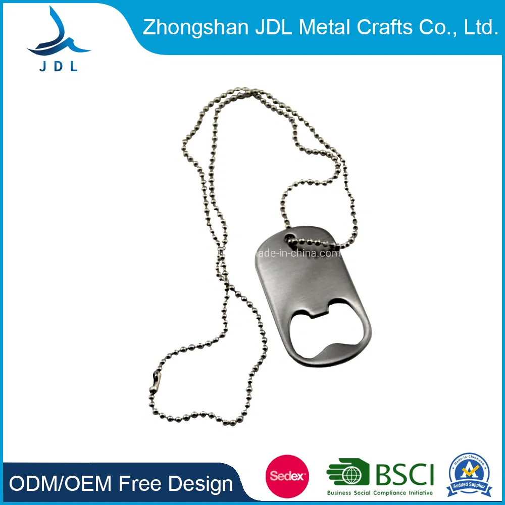 Personalized Necklace Stainless Steel Name Dog Tag Wholesale Custom Sublimation Printer Dog Tag for Pet Dogs Hot Sale Custom Silicone Rubber Dog Tag Silen