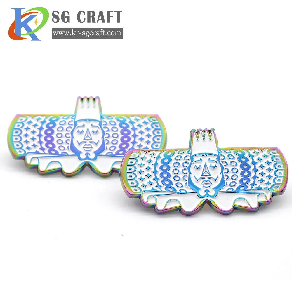 No MOQ Custom Promotion Brass Brooch Souvenir Zinc Alloy Flower Logo Gold Cute Metal Craft Emblem Cartoon Anime Badge Lapel Hard Soft Enamel Pin