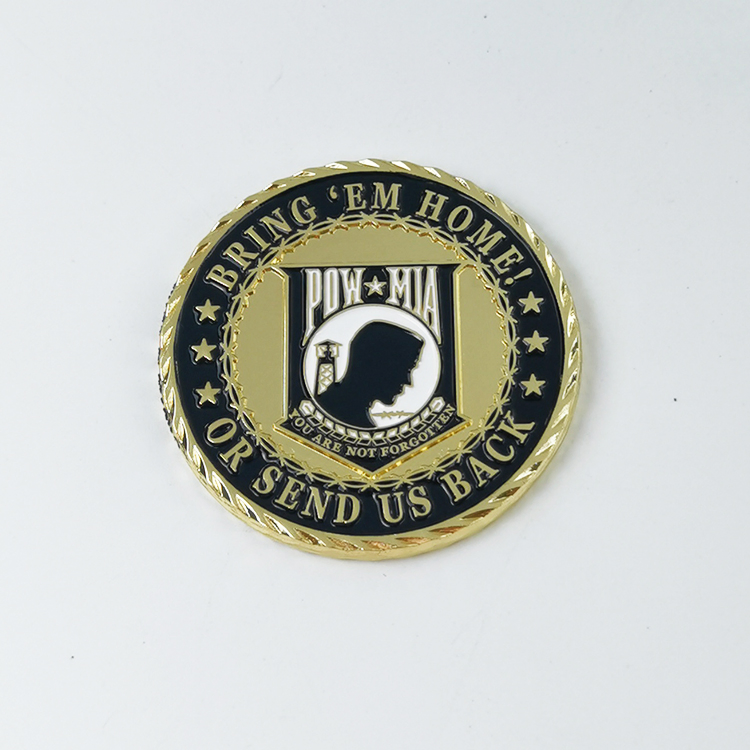 Manufacturer Custom Metal Souvenir Coin Die Casting Enamel Blank 3D Soft Hard Enamel Challenge Coin