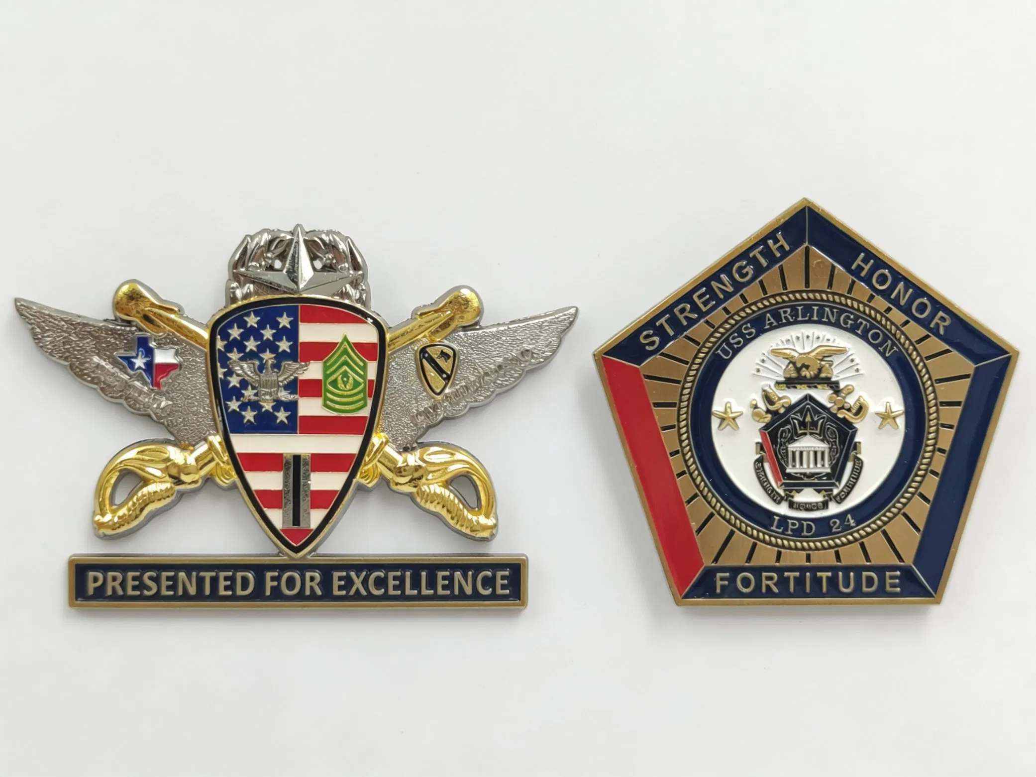 High-Quality Challenge Coins for Military and Corporate Awards