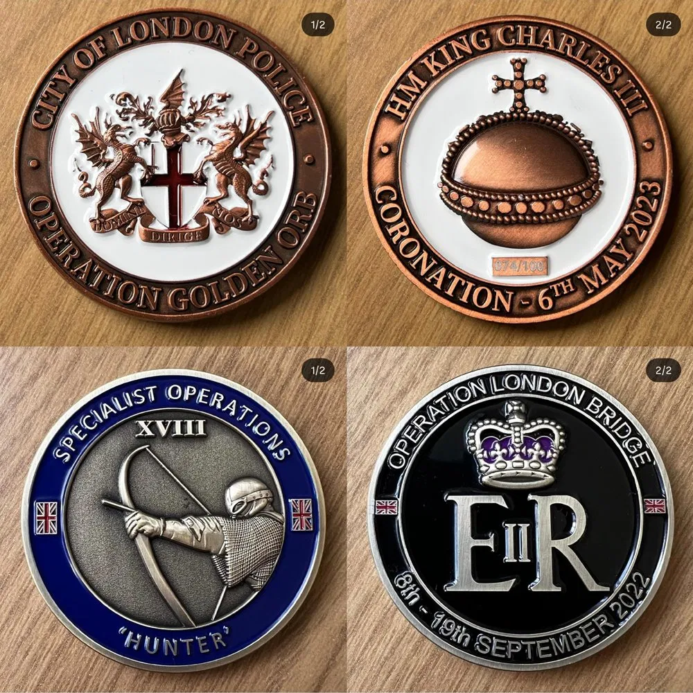 Wholesale Custom Cheap Personalized Custom 3D Soft Hard Ancient Enamel Challenge Coin
