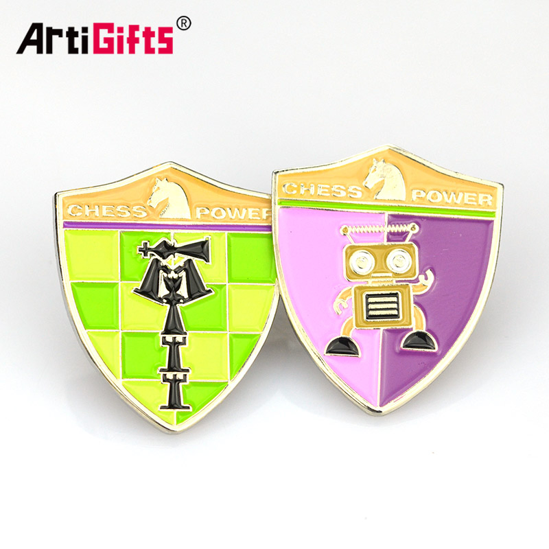Metal Die Casting Sales High Quality Enamel Fine Printed Badge