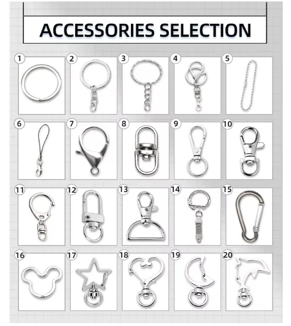 Metal Keyring Blanks