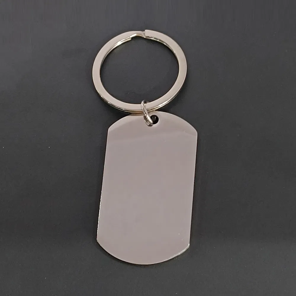 Wholesale Dag Steel Stainless Necklace Blank Gold Printed Laser Engraving Pet ID Name Tag Sublimation Metal Custom Dog Tag