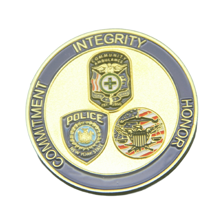 Plated Printing Hard Soft Enamel Commemorative Personalized Metal Custom Challenge Coin