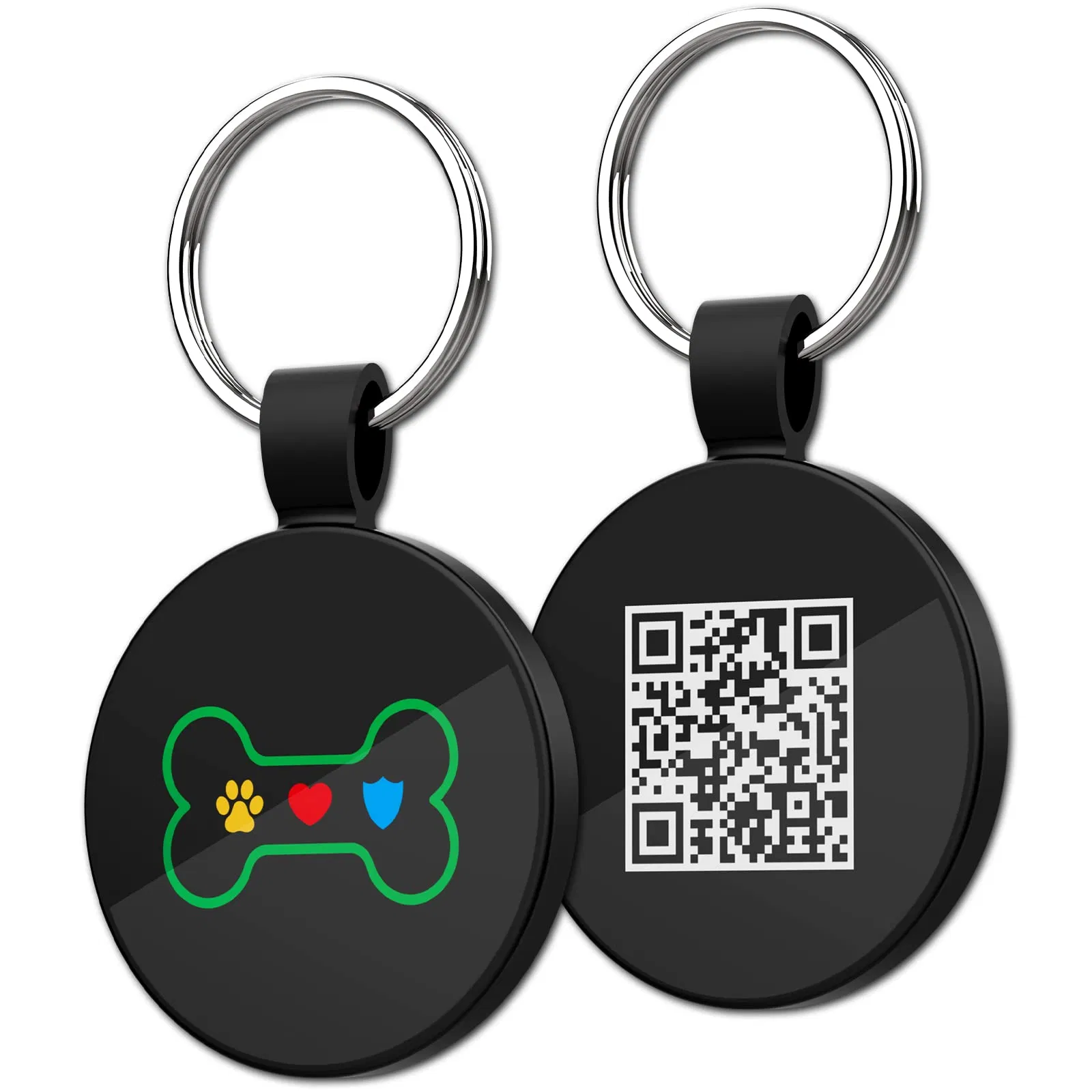Wholesale Best Quality Personalized Custom Metal Anti-Lost Pet Name Qr Code NFC Pet ID Tags Dog Tags