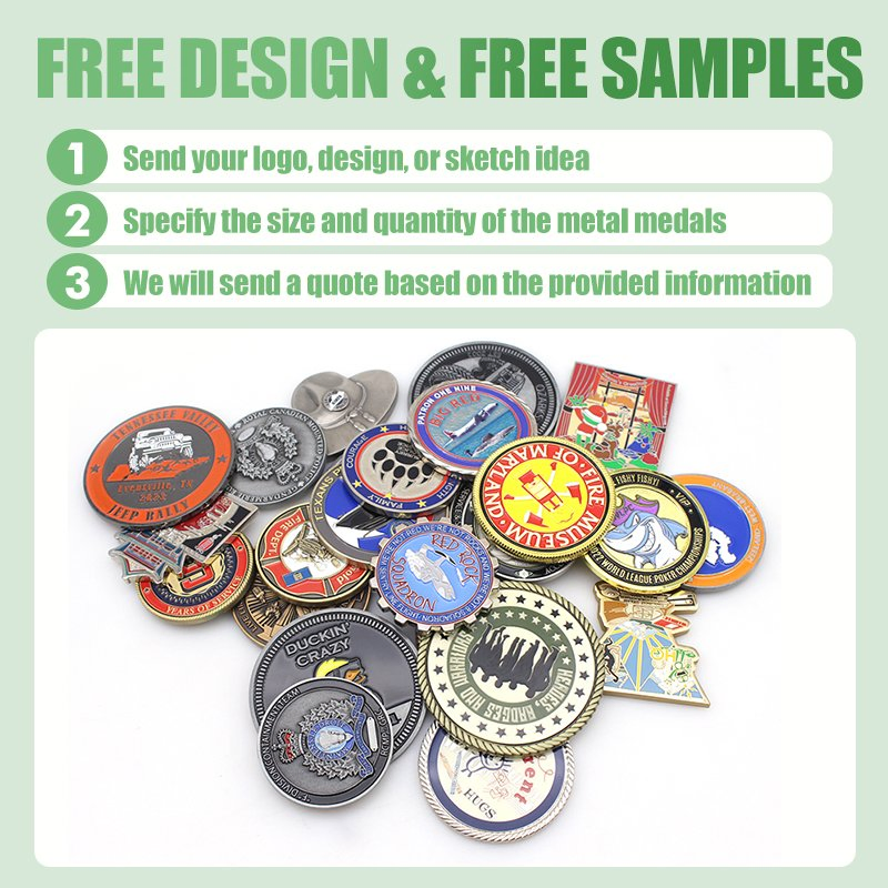 High Quality Die Struck Stamped 3D Silver Antique Brass Commemorative Coin Low MOQ Odd Shape Souvenir Logo Hard Soft Enamel Custom Challenge Coins for Sale