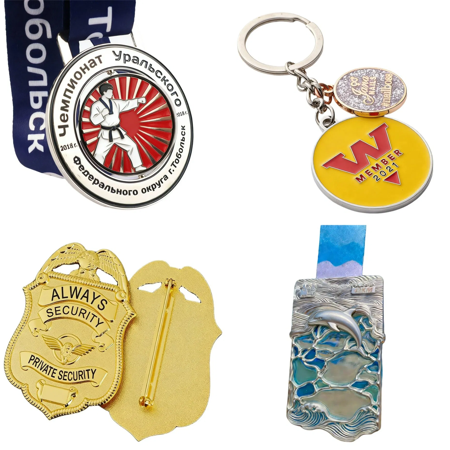 Wholesale Factory Direct Price Custom Made 3D 2D Printed Enamel Chrome Plated Metal Zinc Alloy Iron PVC Pin Badge Medal Coin Emblems Souvenir Gifts Manufacture