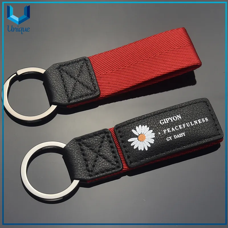 Leather Keychain Detail 2