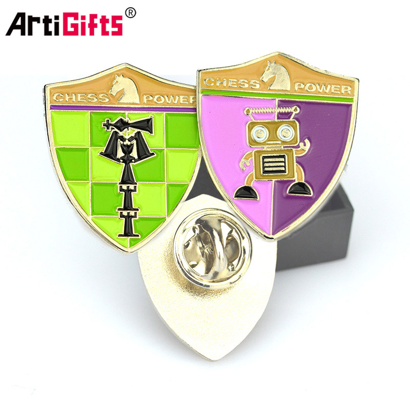 Metal Die Casting Sales High Quality Enamel Fine Printed Badge