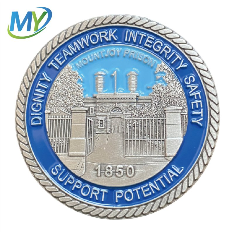 Custom Design Souvenir Gift Promotion Hard Soft Enamel Metal Badge Challenge Coin