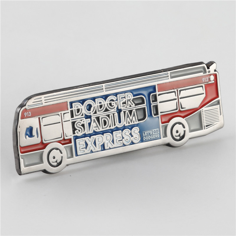 Fashion Soft Enamel Double Cross Flag Enamel Badge