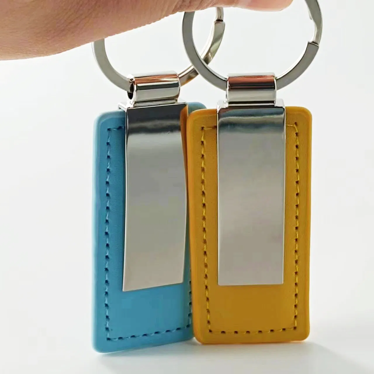 Wholesale Promotional Personalized Car Brand Laser Logo Key Chain Keychain Holder Luxury Metal PU Blank Custom Leather Keychain